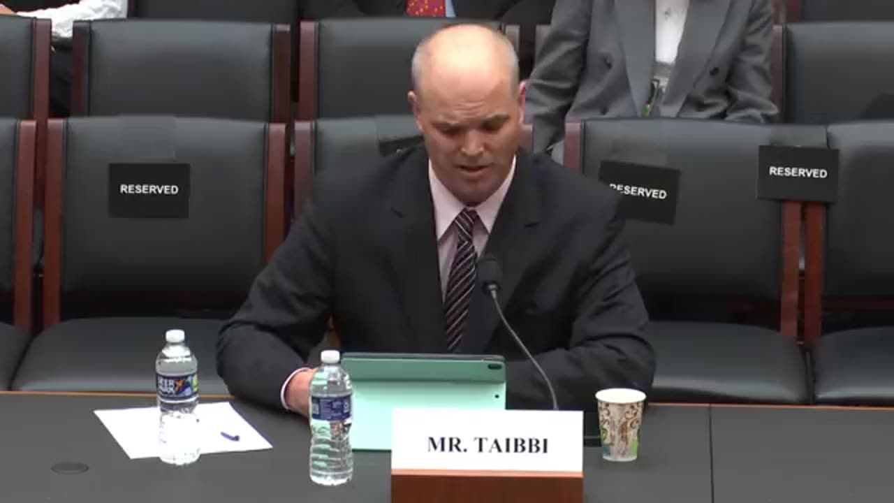 Censorship Industrial Complex: Matt Taibbi's Opening Statements Congress March 9th, 2023