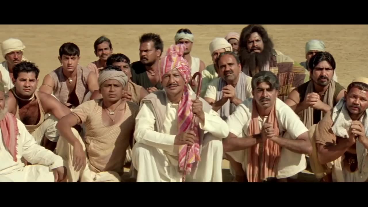 AMIR KHAN NE MANI ANGREJO KI SHARAT....LAGAAN BEST SCENE