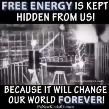 FREE ENERGY IS KEPT HIDDEN FROM US!