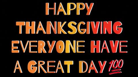 Happy Thanksgiving