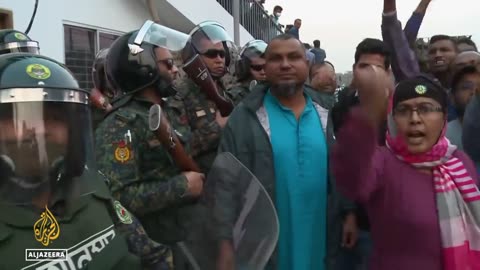 Tens of thousands rally in Bangladesh to demand new elections