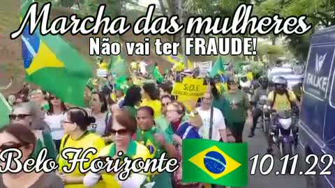 Manifestação feminina pela Nação - Belo Horizonte MG Brasil