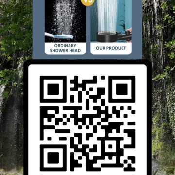 Shower Head Water Saving Black 5 Mode Adjustable High Pressure Shower