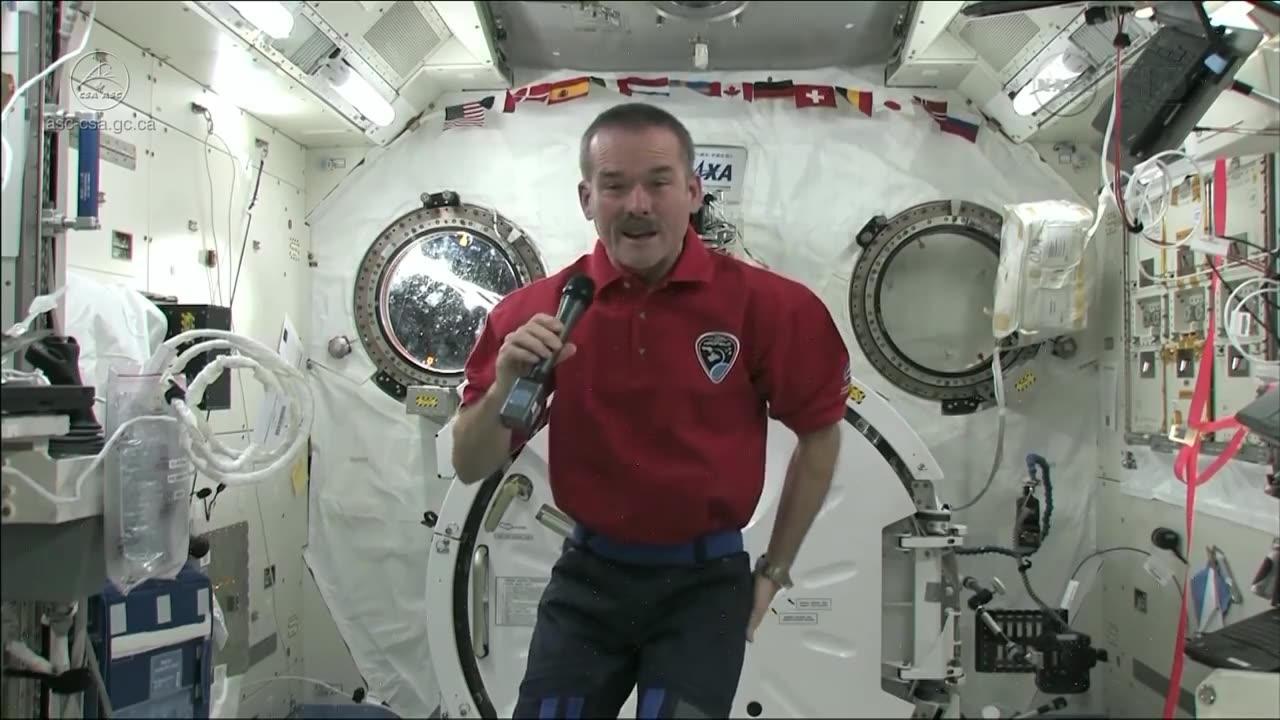 Getting sick in space