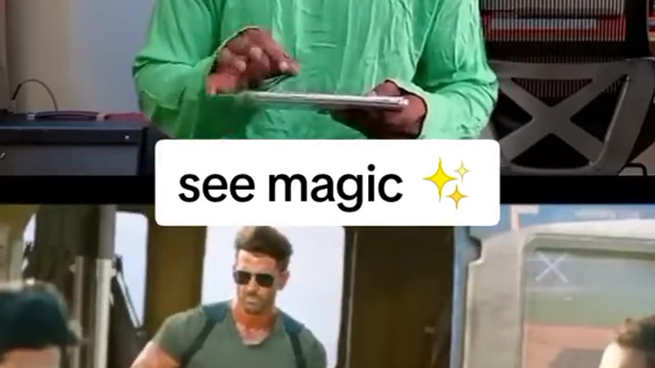 See magic Mr green jutt eiddte VFX video