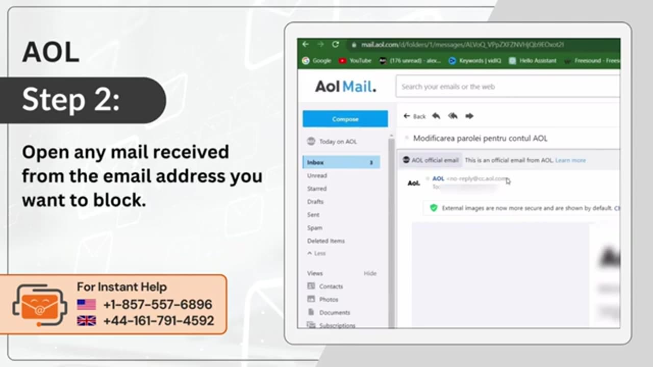 How to Block Someone on AOL Email?