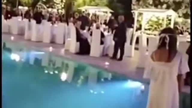 This is not a pool It is a glass floor I think