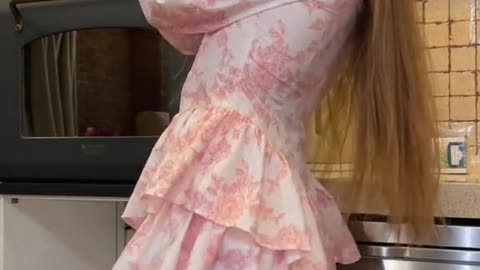 pink dress