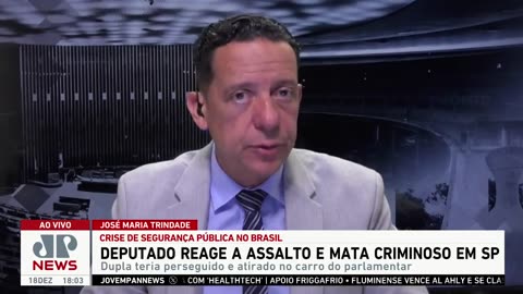 Deputado reage a assalto e mata criminoso em São Paulo