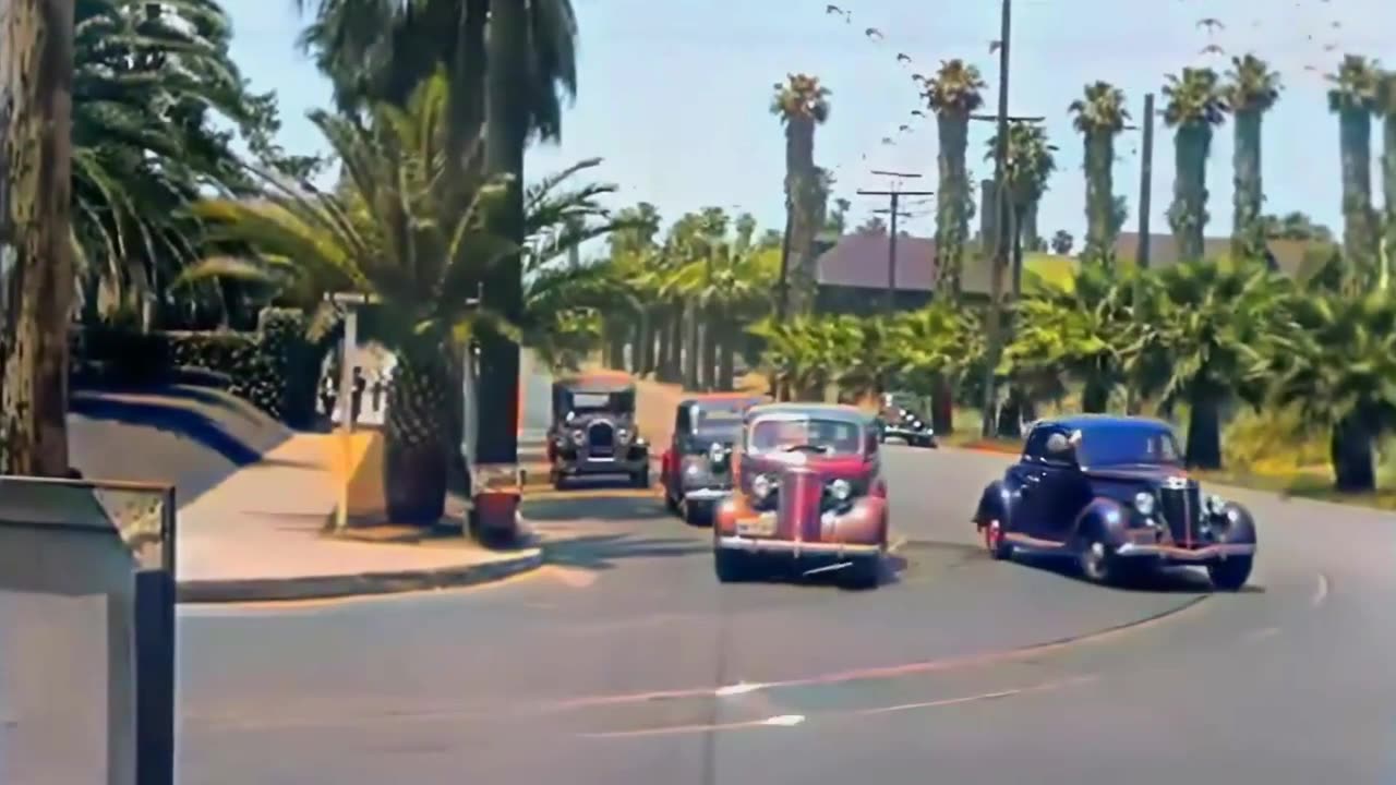 'Olympic Boulevard' In San Pedro, California In The 1930's