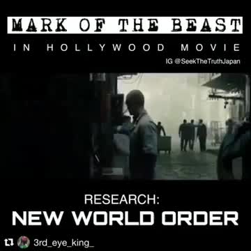 MARK OF THE BEAST IN HOLLYWOOD MOVIE NEW WORLD ORDER. Revelation 13;15-18