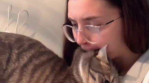 Mom Surprises Cat with Retaliation Bite