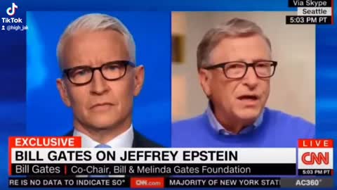 Bill Gates questioned about Epstein connection.