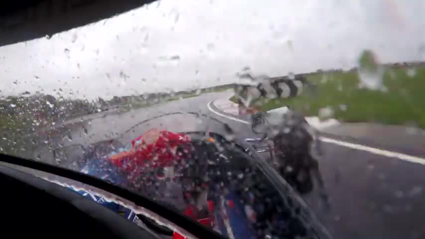 Brabham BT2 Castle Combe Wet Qualifying POV Onboard