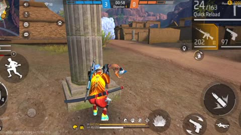 Free fire op gameplay