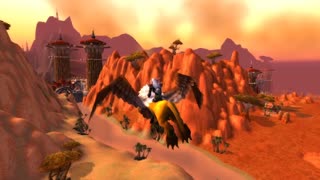 RP Walking in Azeroth. Flying from Gadgetzan to Rut'theran Village