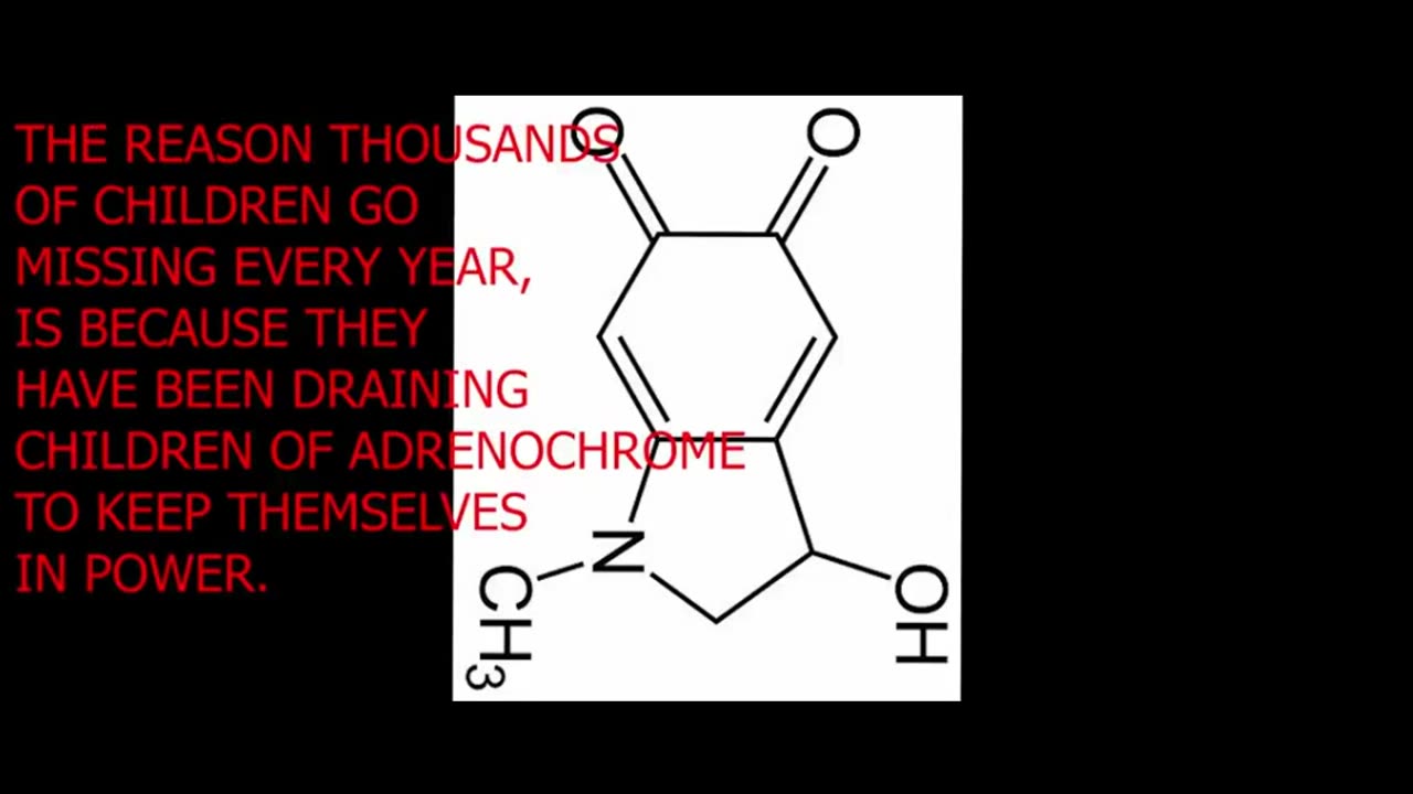 Adrenochrome ...Follow The White Rabbit
