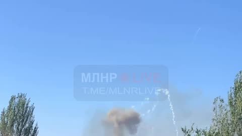 Russian Ammo Dump Detonates Sending Munitions into the Air