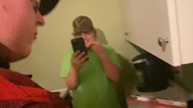 Austin trying shrimp both POV’s