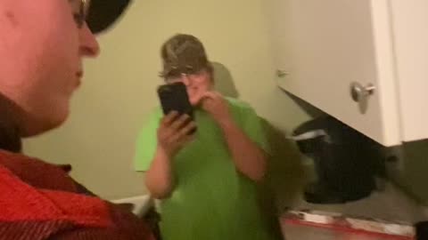 Austin trying shrimp both POV’s