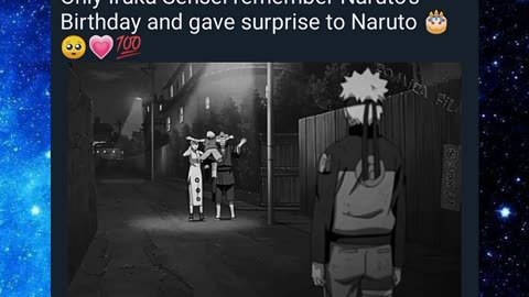 Iruka celebrate naruto birthday