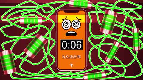Overcharging Phone Battery !!10000000% [2 Minute Timer Bomb] ⚡