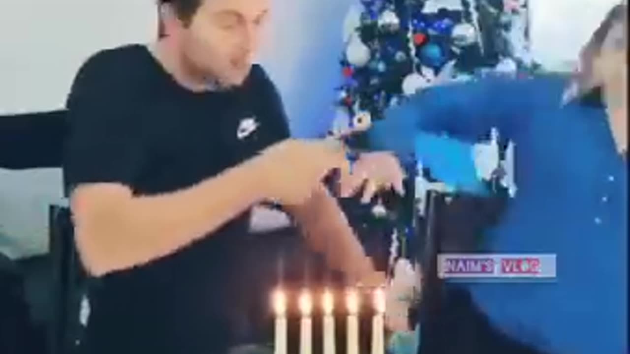 How to blow candles