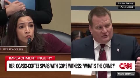 AOC continentious exchange with Biden probe witness