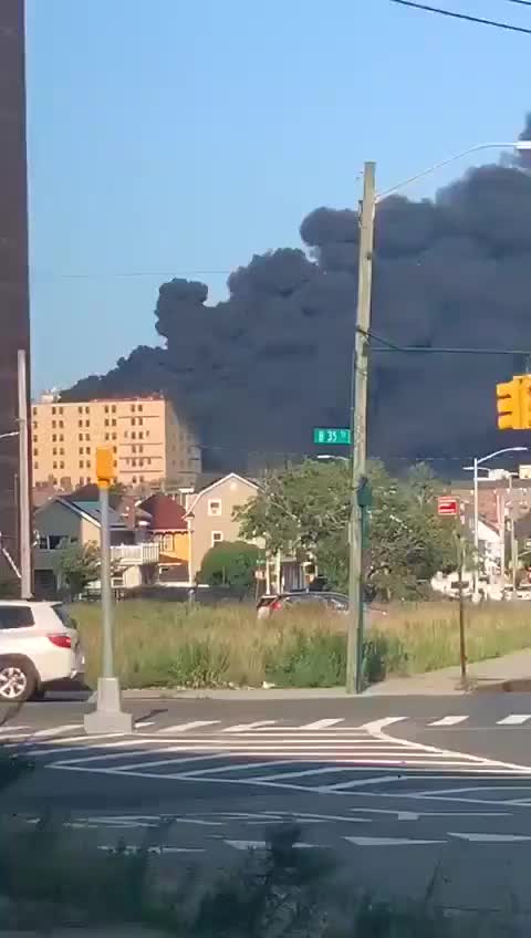 Fire at St John Hospital NY
