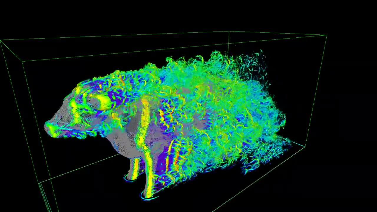 Aerodynamics of a cow