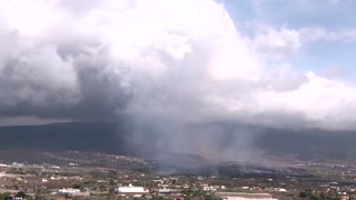 Lava destroys homes as volcano becomes explosive