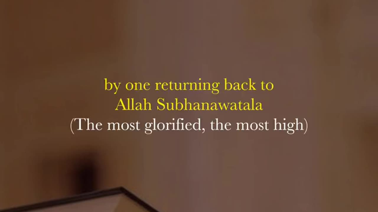 Cure for depression in Islam