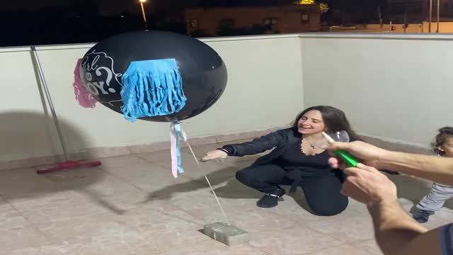 Gender Reveal Balloon Fail