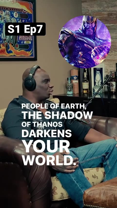 Thanos is in the ManTFup Mancave! 😮 Were you a fan of Thanos in the Marvel movies? Watch episode 7!