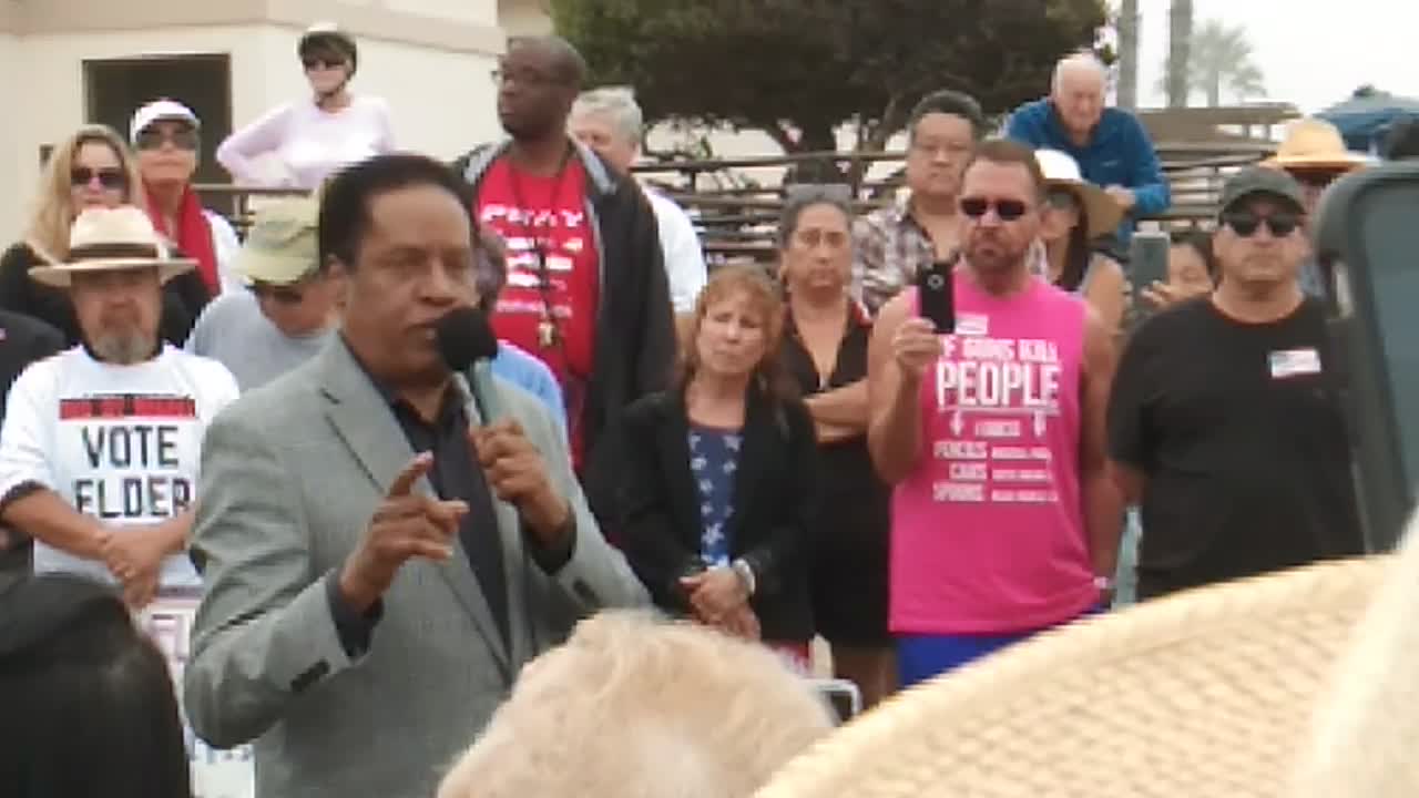 Larry Elder speaks about his plans for California
