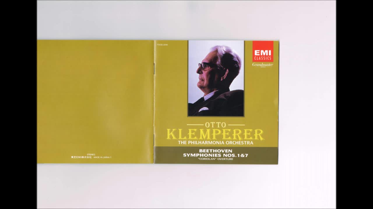 Beethoven - Symphony No.1 Klemperer Philharmonia