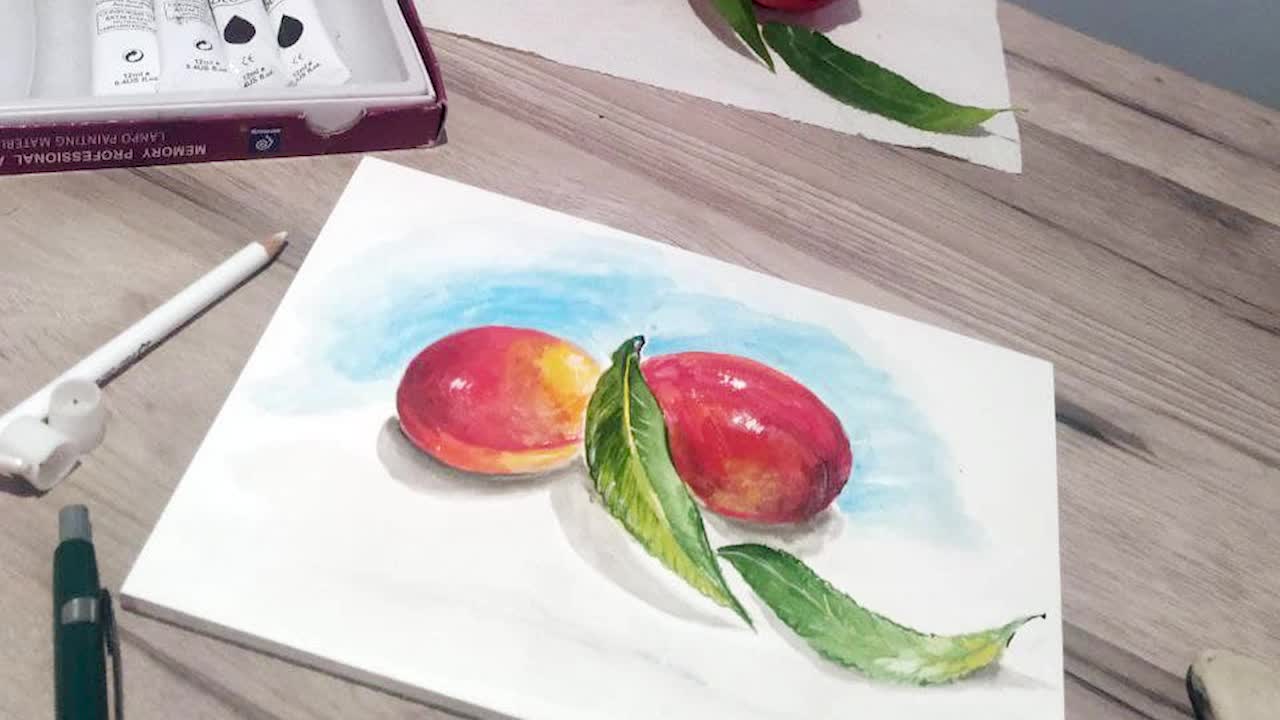 Drawing Fruit Timelapse