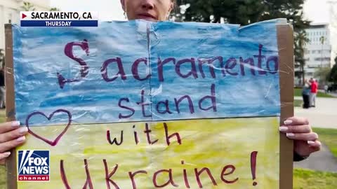 Communities gather to show support for Ukraine- 'People are thinking of how not to die tomorrow'