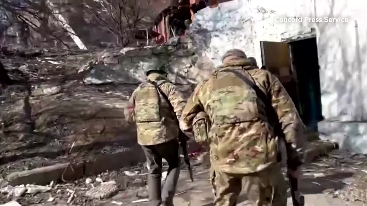 Wagner founder Prigozhin meets troops near Bakhmut