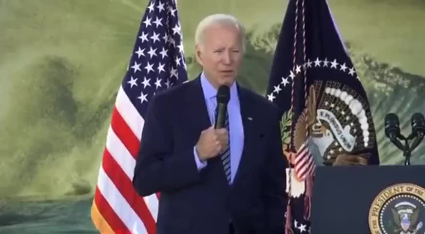 MASSIVE BIDEN GAFF!! "I know you all know that there is NO CLIMATE CRISIS"