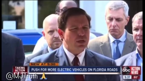 DeSantis supports climate change?
