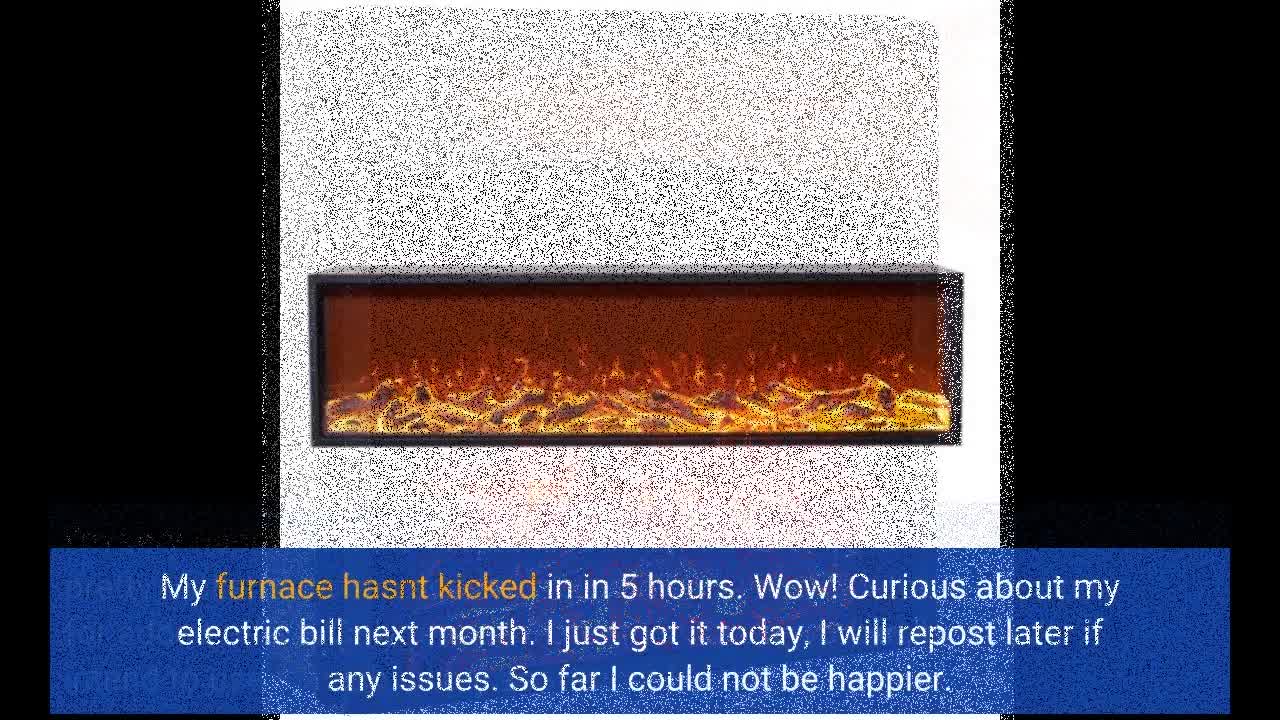 GiveBest 18" Electric Fireplace with LED Realistic Flame-Overview