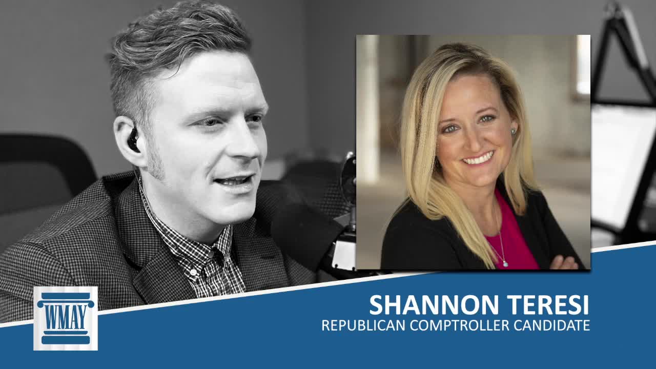 Republican Comptroller candidate Shannon Teresi on WMAY