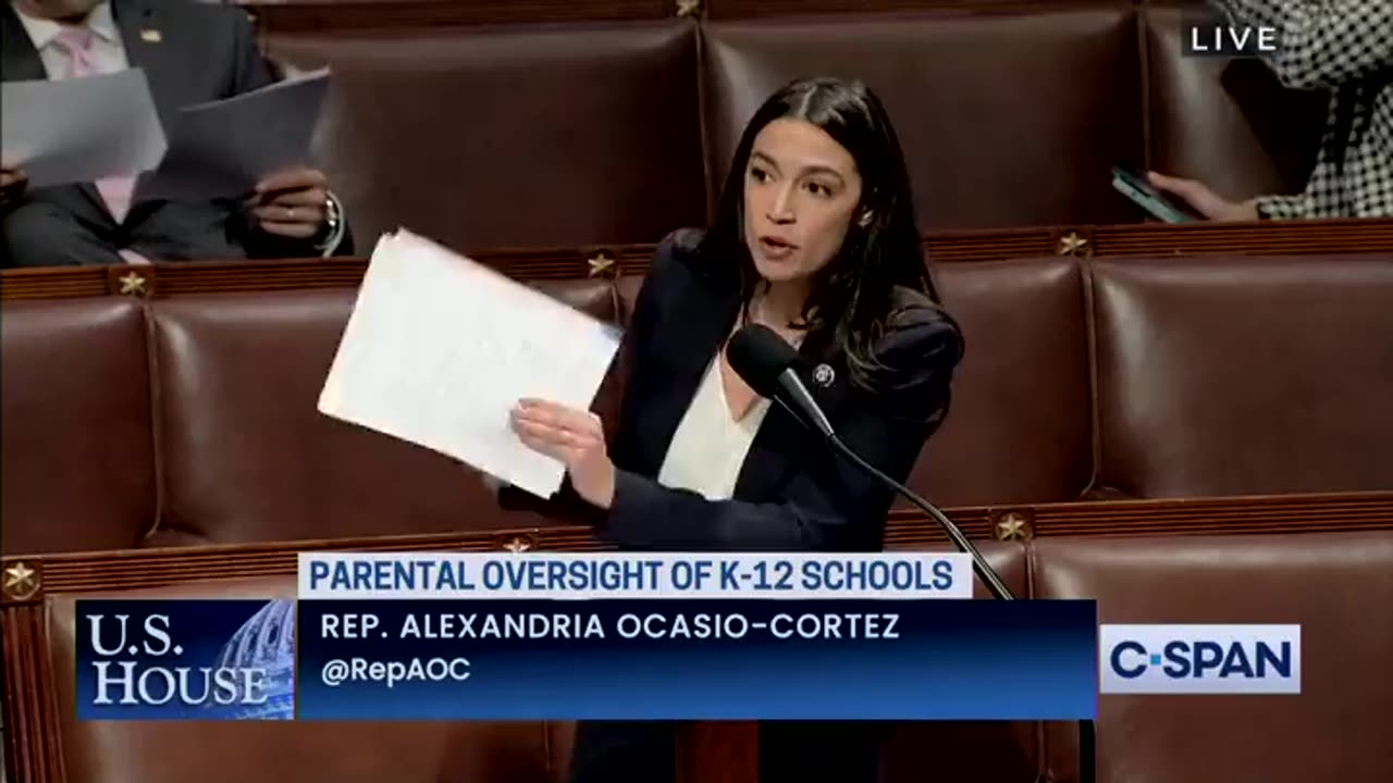 AOC Labels Republican Parents Rights Bill As "Fascism" In Insane Rant