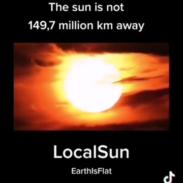 The sun is an intentional light, not an accidental gas ball.