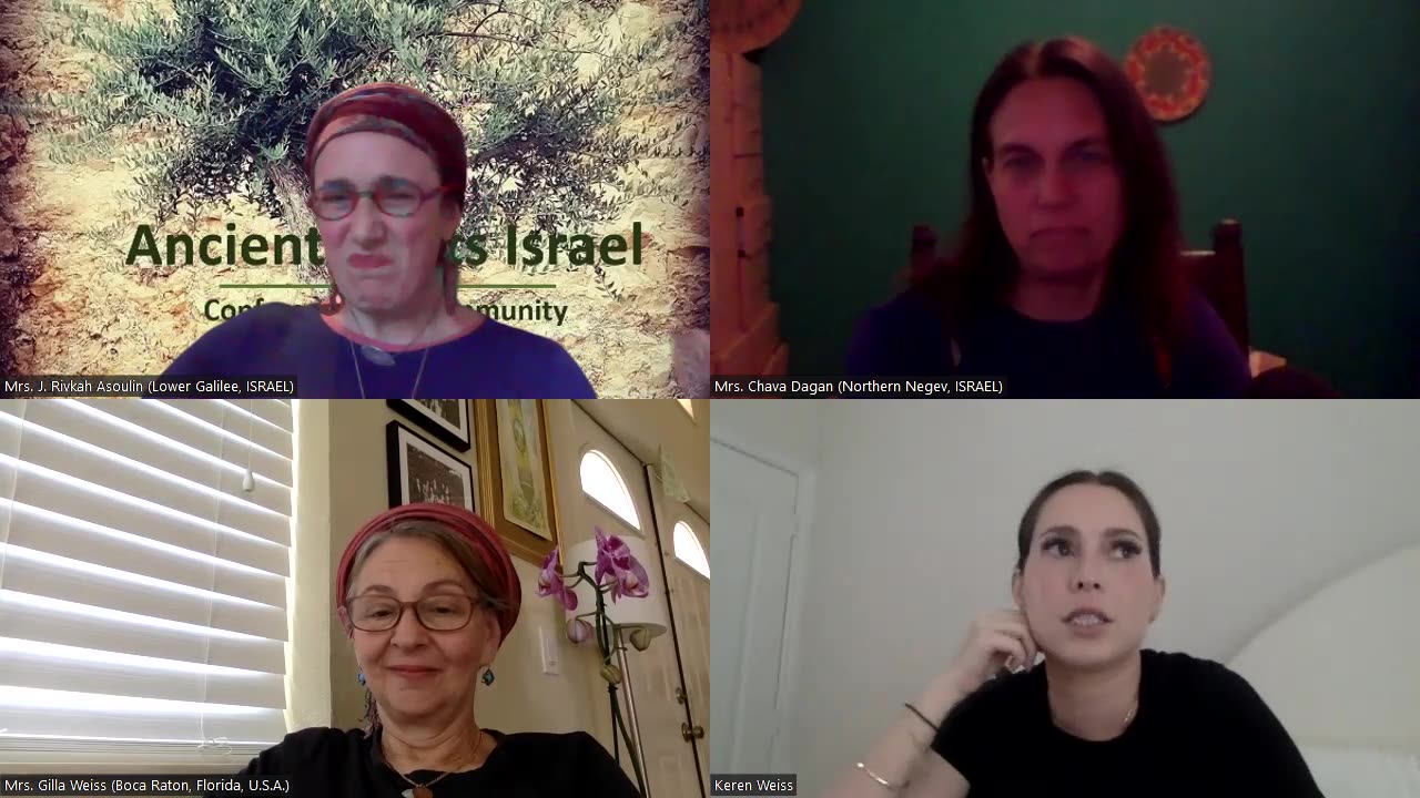 R&B Monthly Seminar: Ancient Roots Mothering: Roots, Nettles and Sage (Episode #14 -- Wednesday, May 17th, 2023). Co-Chairs: J. Asoulin (ISRAEL), C. Dagan (ISRAEL), G. Weiss (U.S.A.)