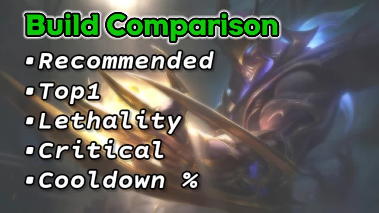 Zed Build Comparison - Best Build ? - Wild Rift (LoL Mobile)