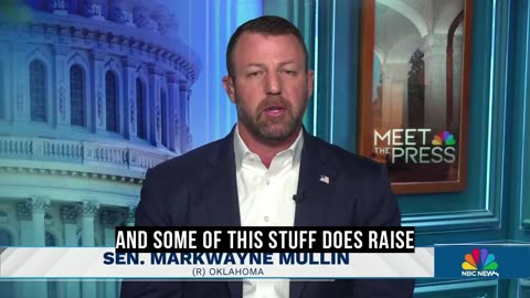 Sen. Markwayne Mullin (Okla.) on Meet the Press defended Robert F. Kennedy Jr