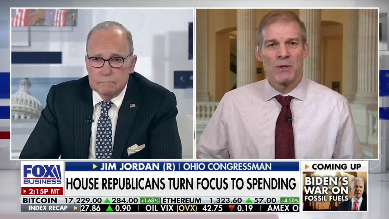 [2023-01-09] Rep. Jim Jordan: The rules package is designed to do one fundamental thing