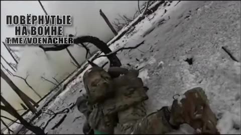 AFU Fighting on GoPro, Kremensk Forest. One Soldier is hit in the leg